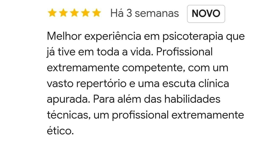 Relato real de paciente 1
